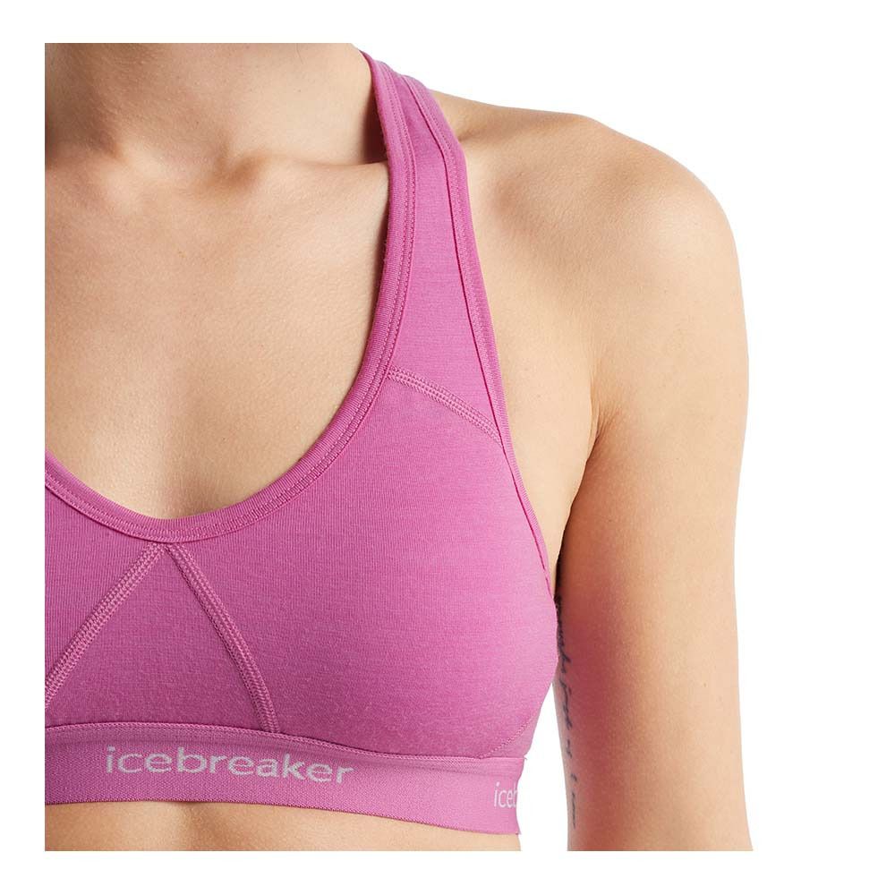 Icebreaker SPRITE RACERBACK MERINO - Brassière Femme cosmic