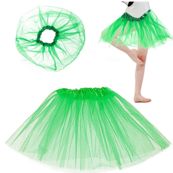 Tulle tutu skjørt kostyme grønt