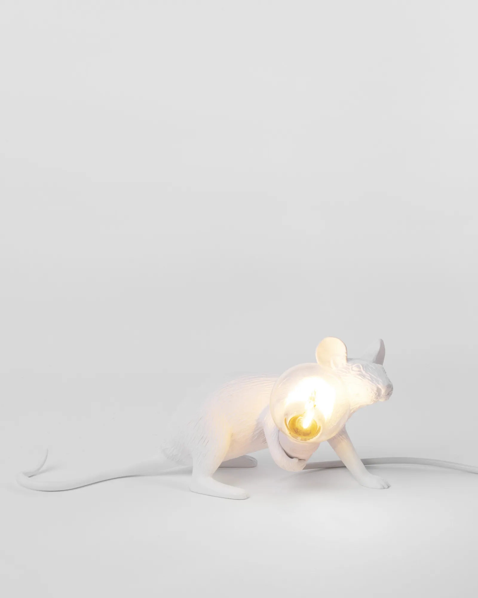 Seletti MOUSE LAMP#3-LOP RESIN LAMP - LIE DOWN USB - EU PLUG