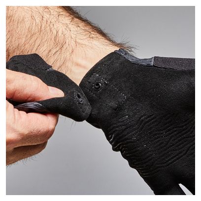 Paire de Gants Rockrider Race Grip Noir