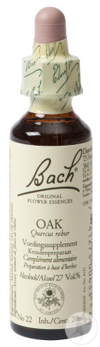 Fleurs De Bach Remedie 22 Oak/Chêne 20ml