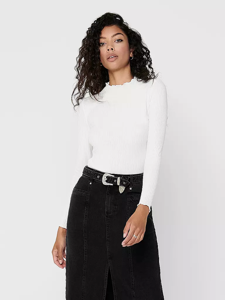 ONLY Langarmshirt ONLEMMA  creme