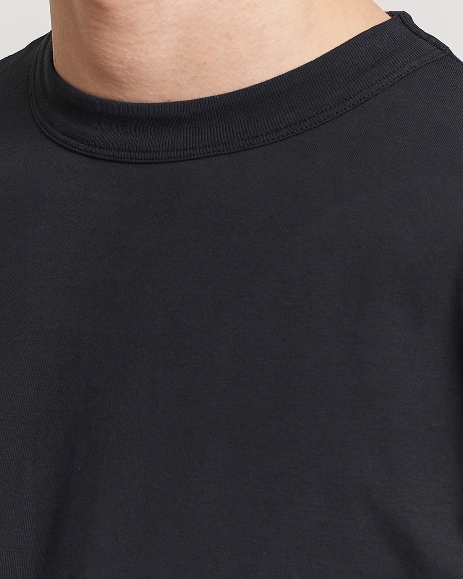 Tekla Organic Cotton Sleeping T-Shirt Black