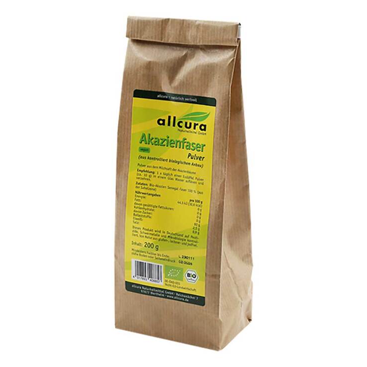 Akazienfaser Pulver Bio, 200 g