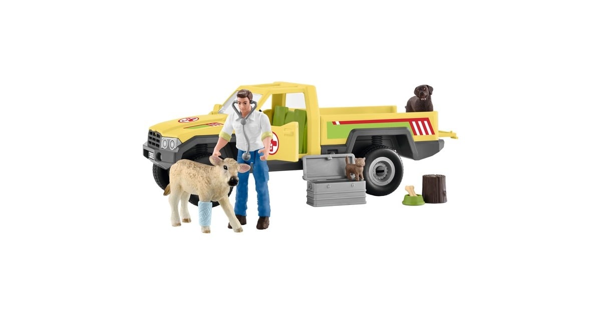 SchleichFarm World - Dierenartsbezoek op de boerderij speelfiguur