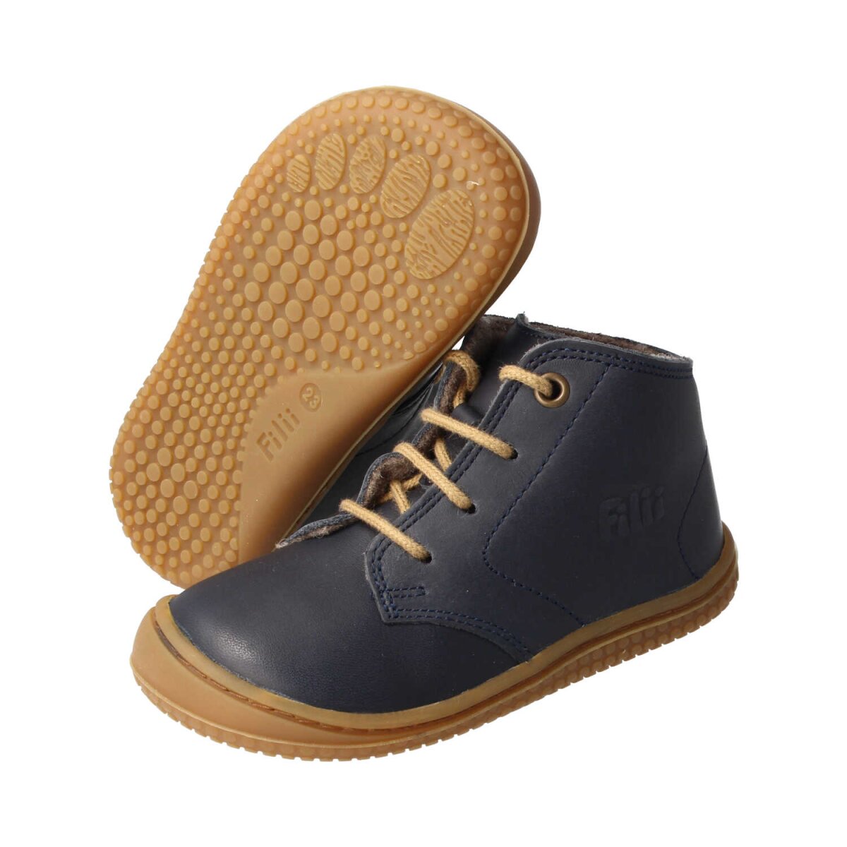 MB4211-F2 navy SOFT-TOE BIO nappa fleece laces Weite/M