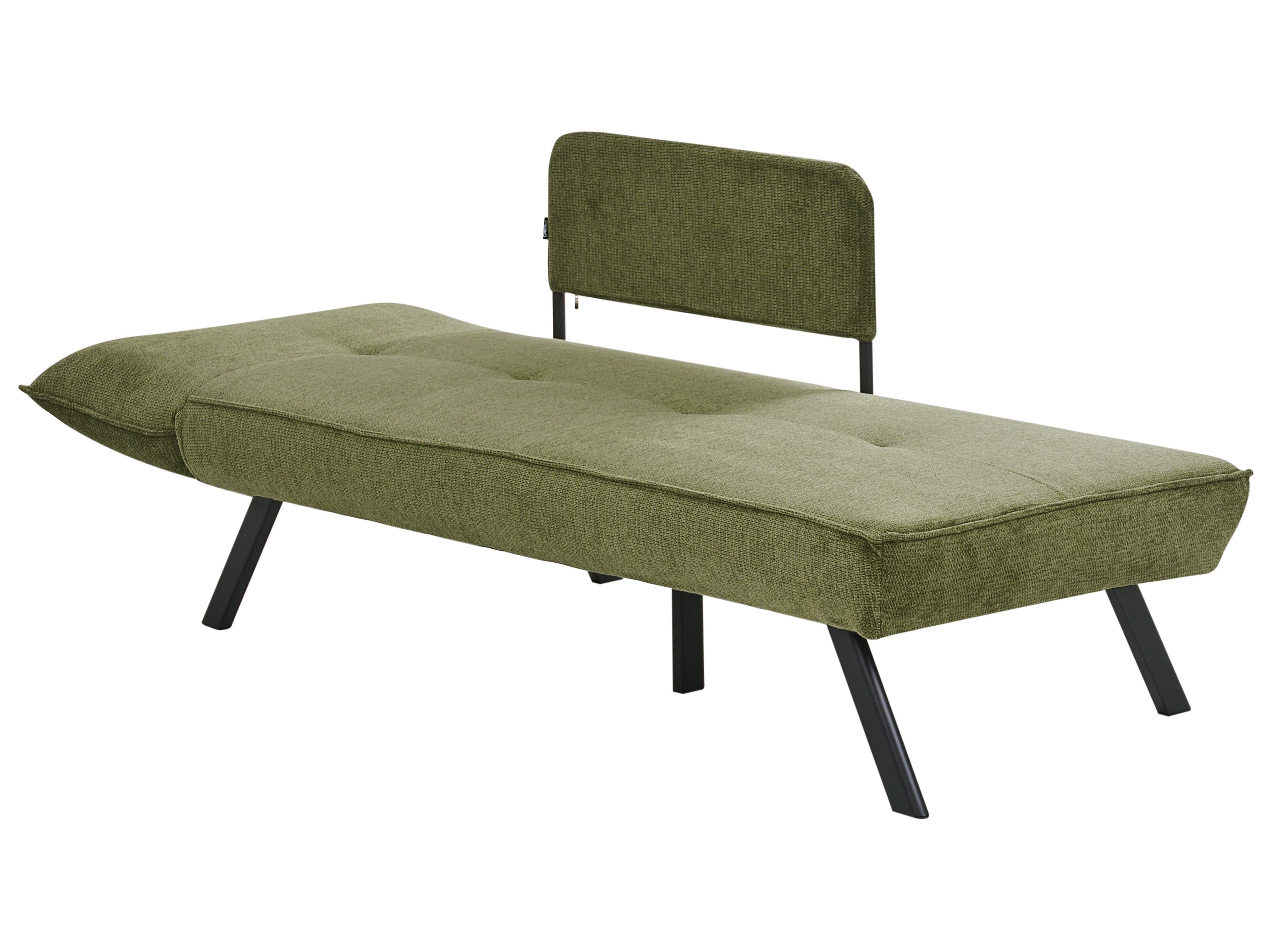 Linkszijdige chaise longue ROCAMADOUR Stof Groen