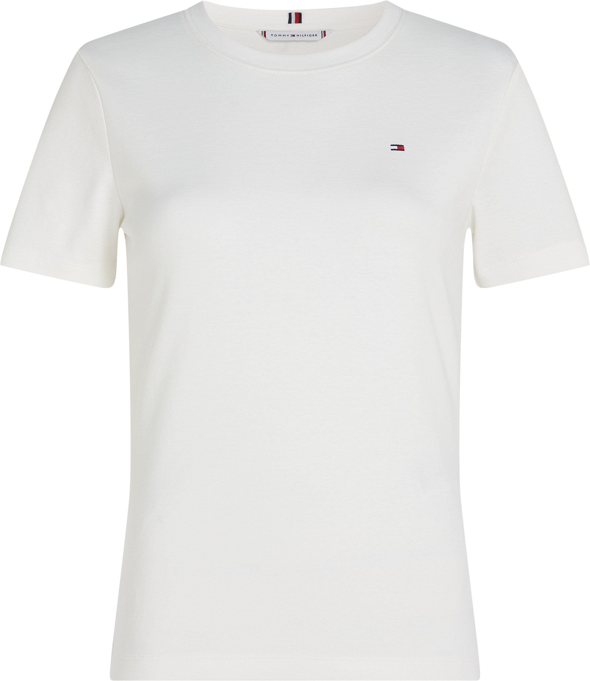Tommy Hilfiger Curve Rundhalsshirt »CRV SLIM CODY C-NK SS« in Grossen Grössen, mit Rundhals
