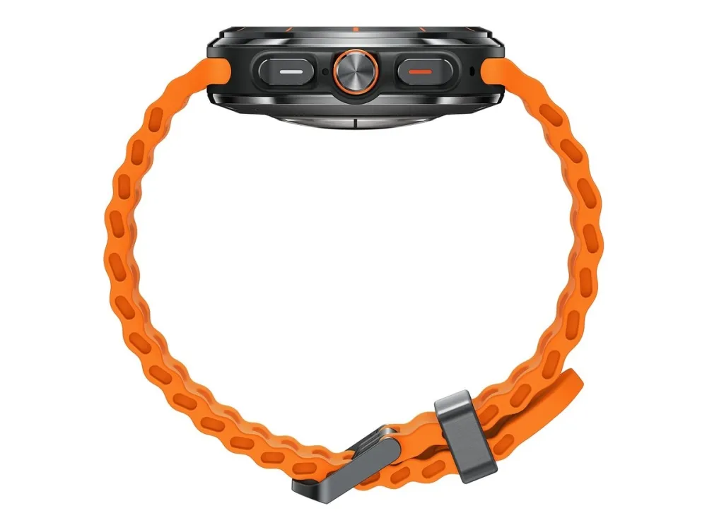 Samsung | Galaxy Watch Ultra - Titanium Gray (Orange strap)