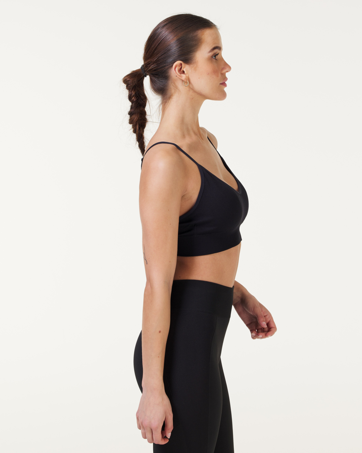 Bumpro Daily Seamless Rib Bra Black