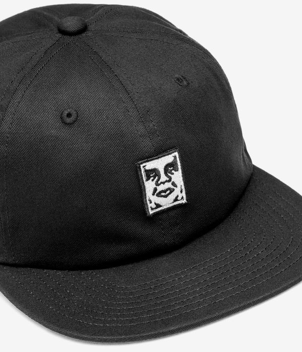 Obey Icon Patch Strapback Cap (black)