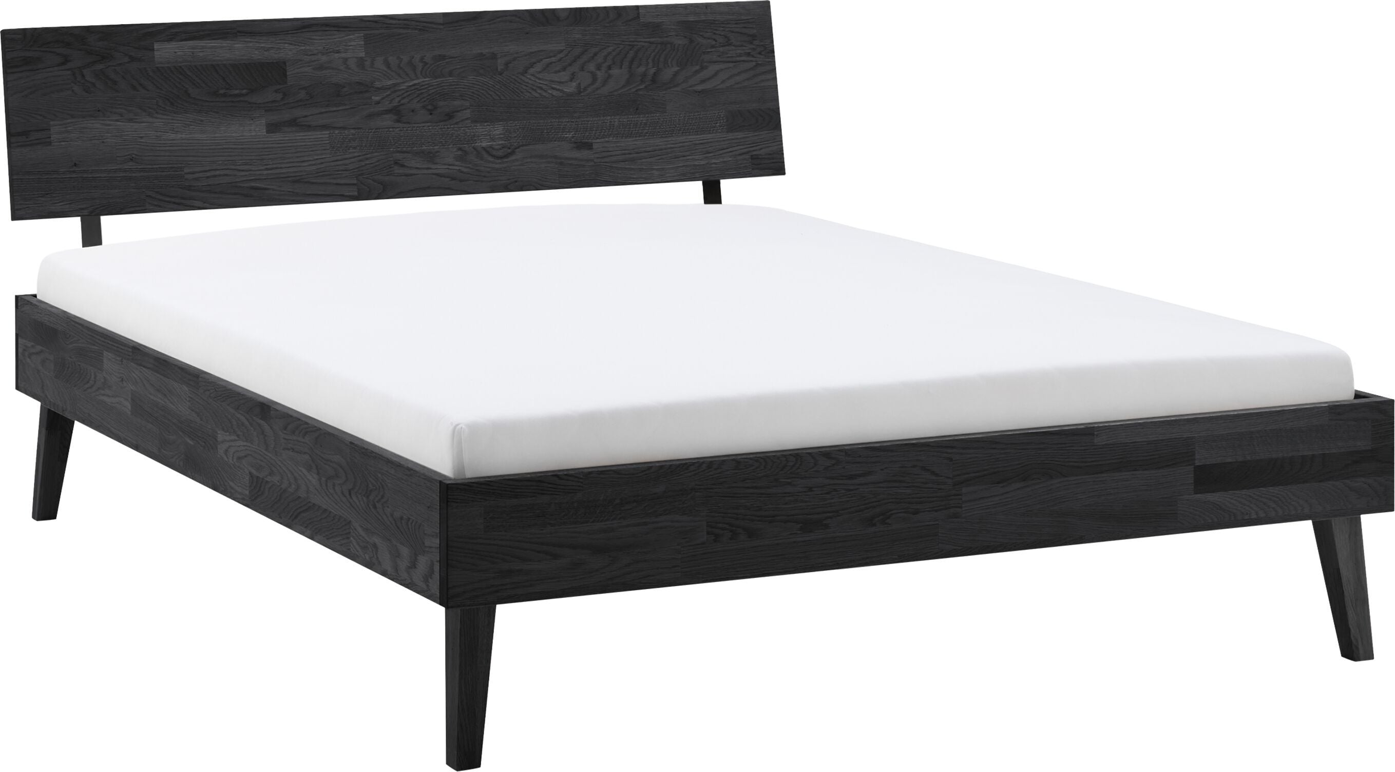 CARA Bett - Buche schwarz / B: 120.0 cm x T: 200.0 cm