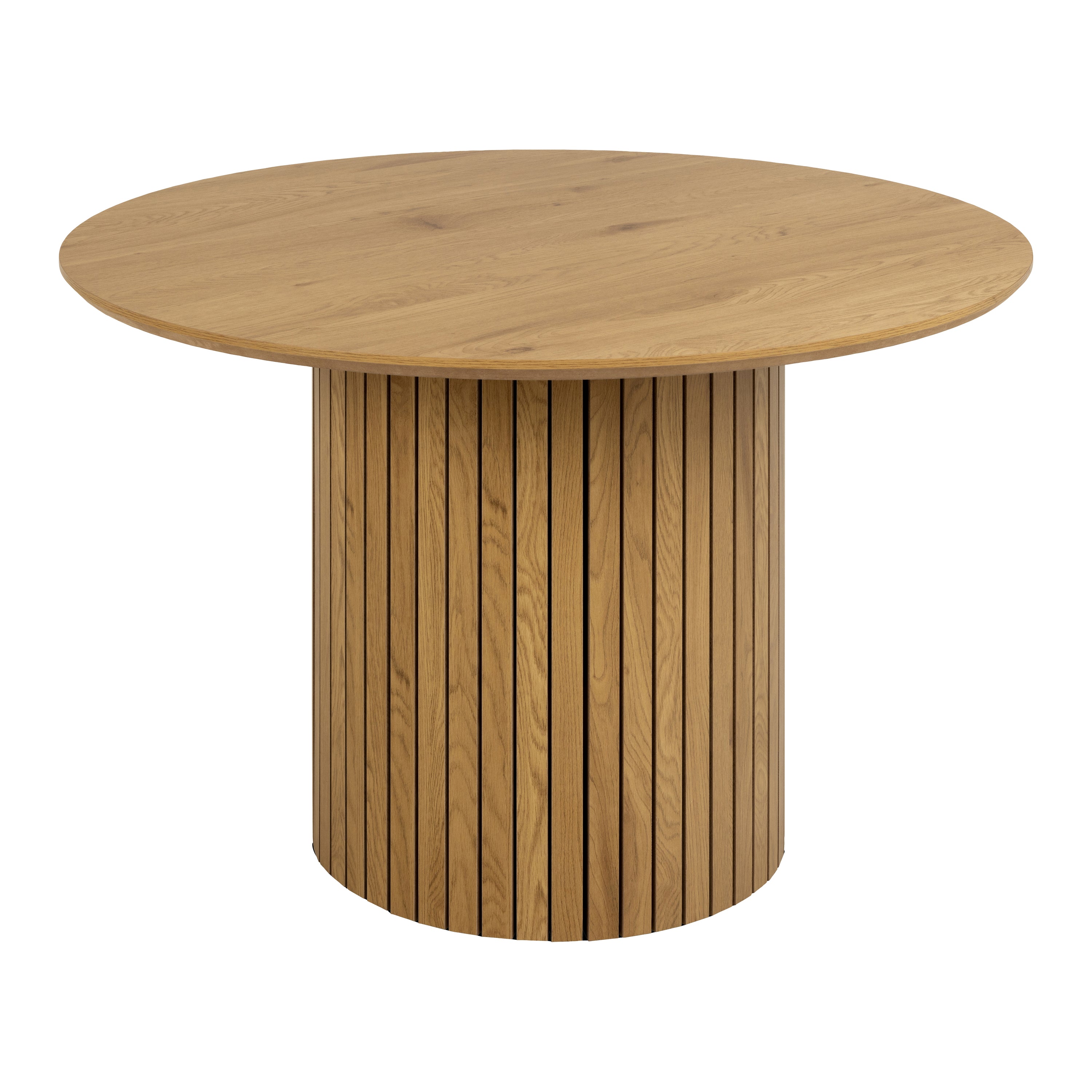 by fonQ Column Eettafel - Ã 120 cm - Eiken