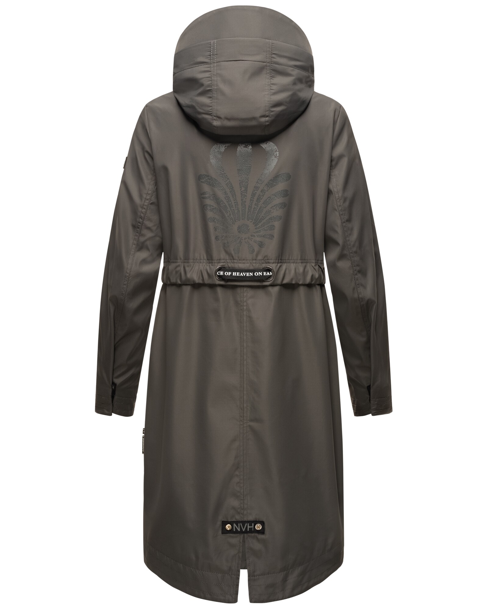 NAVAHOO Damen Modischer Funktionsparka Übergangs Outdoorjacke mit Kapuze Josinaa
