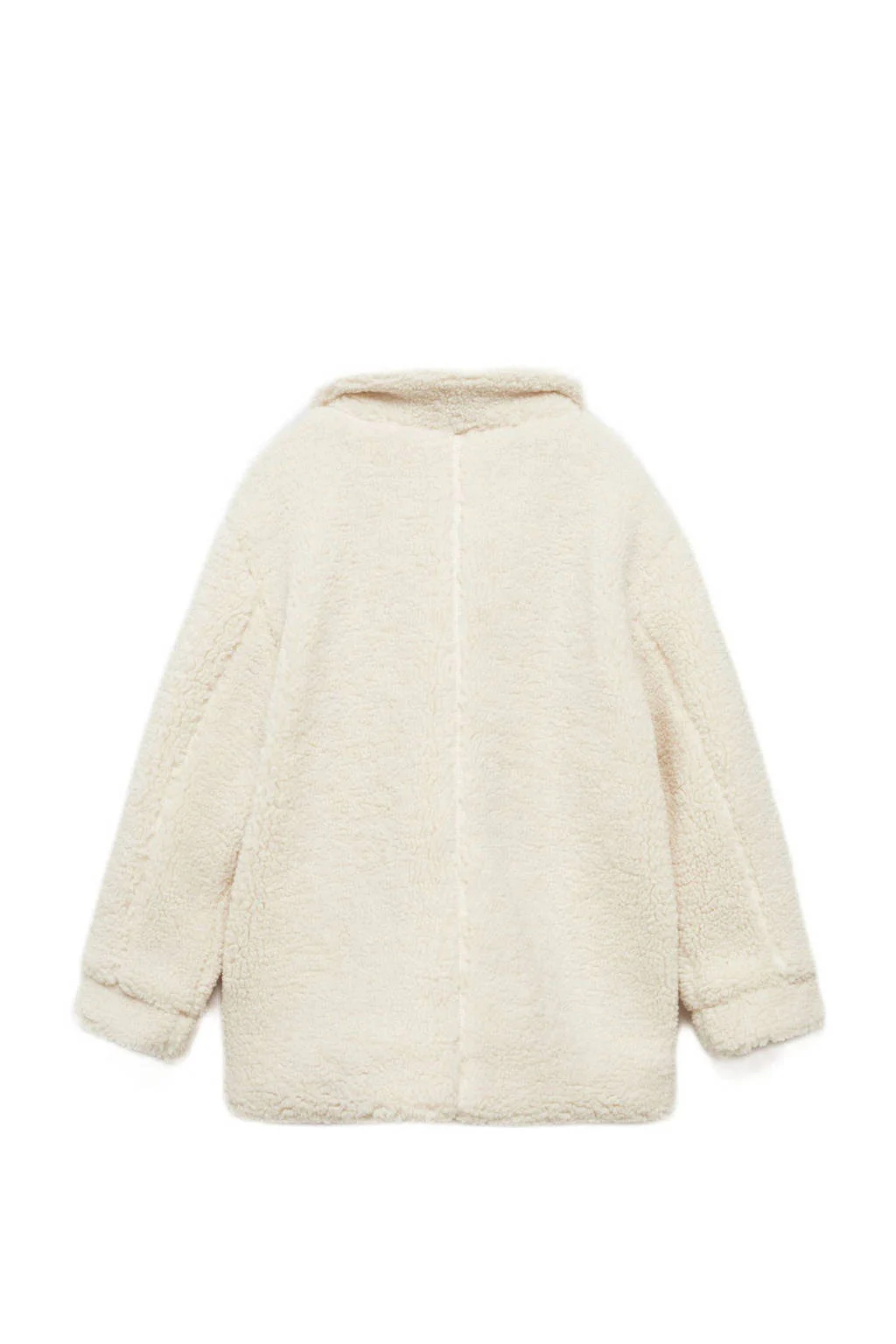 Mango Kids teddy tussenjas lichtbeige
