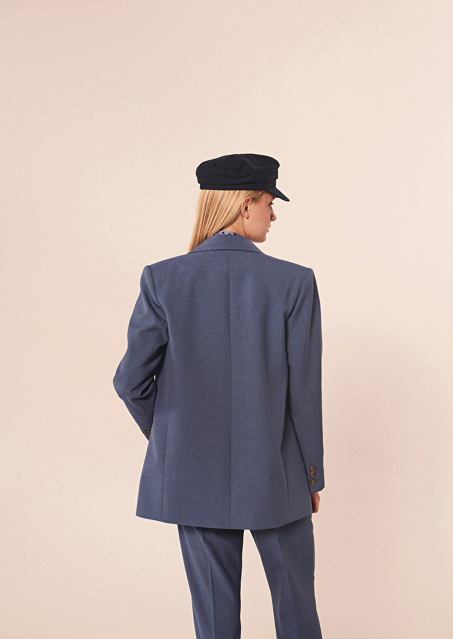Veste Viggobleue en laine