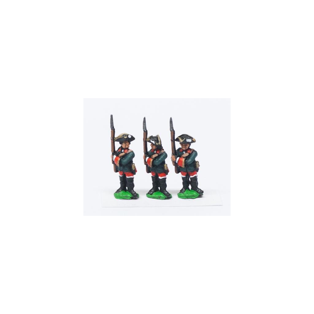 Seven Years War Russian: Musketeers, at the Ready, Musket Upright