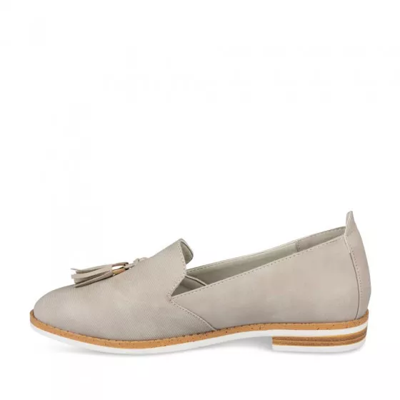 Mocassins GRIS VIA DONNA