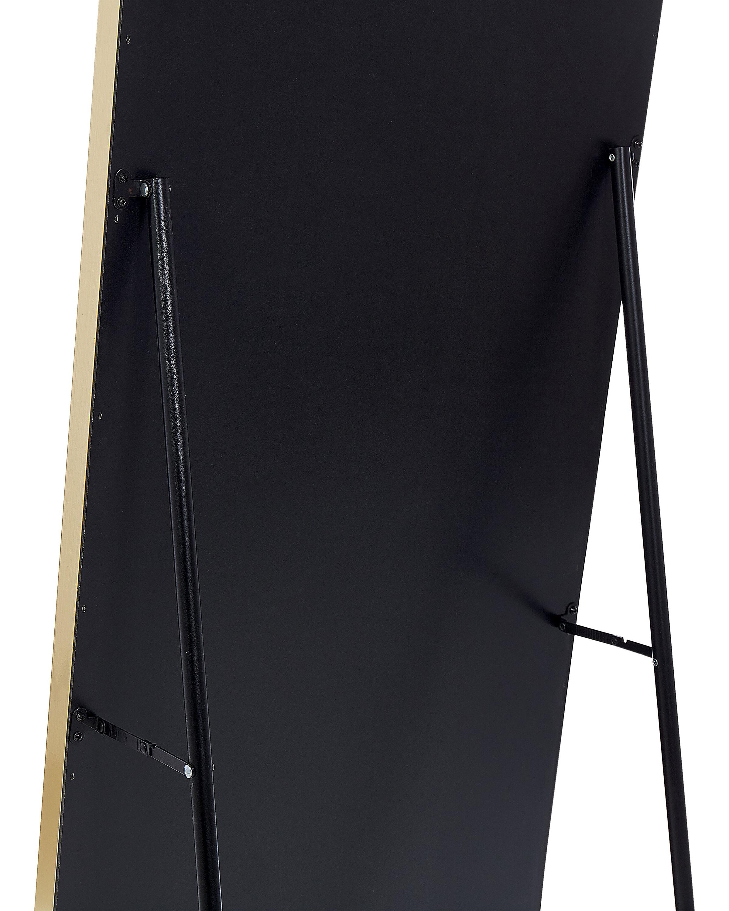 Staande spiegel LAUTREC 150 cm Fluweel Marineblauw