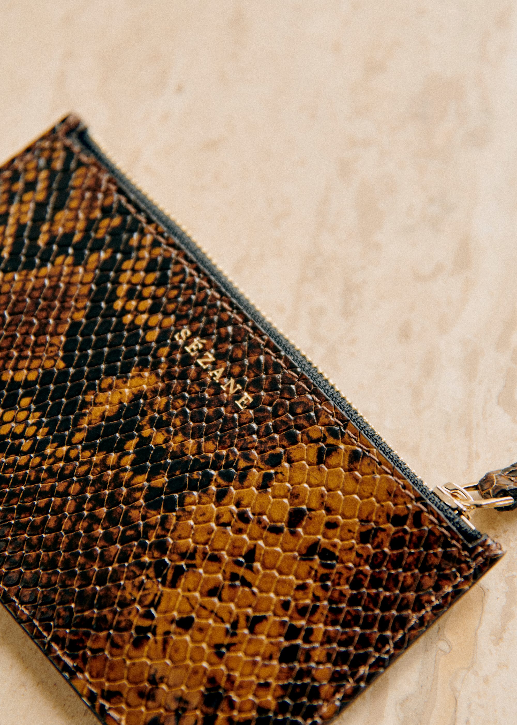 Porte-cartes Grand Alfred - Kaki python - SACS/NEW SACS Petite Maroquinerie 5906432
