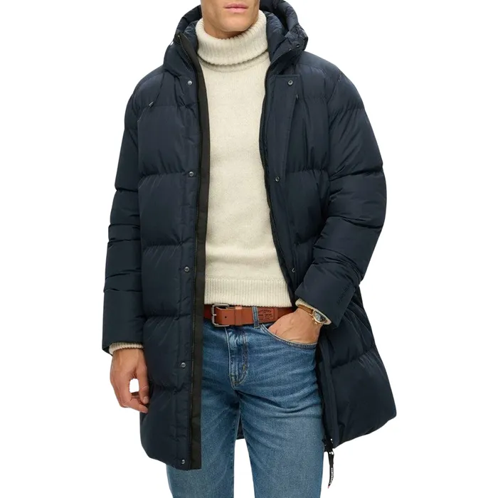Superdry Fuji Padded Hooded Sports Puffer Mid Jas Heren
