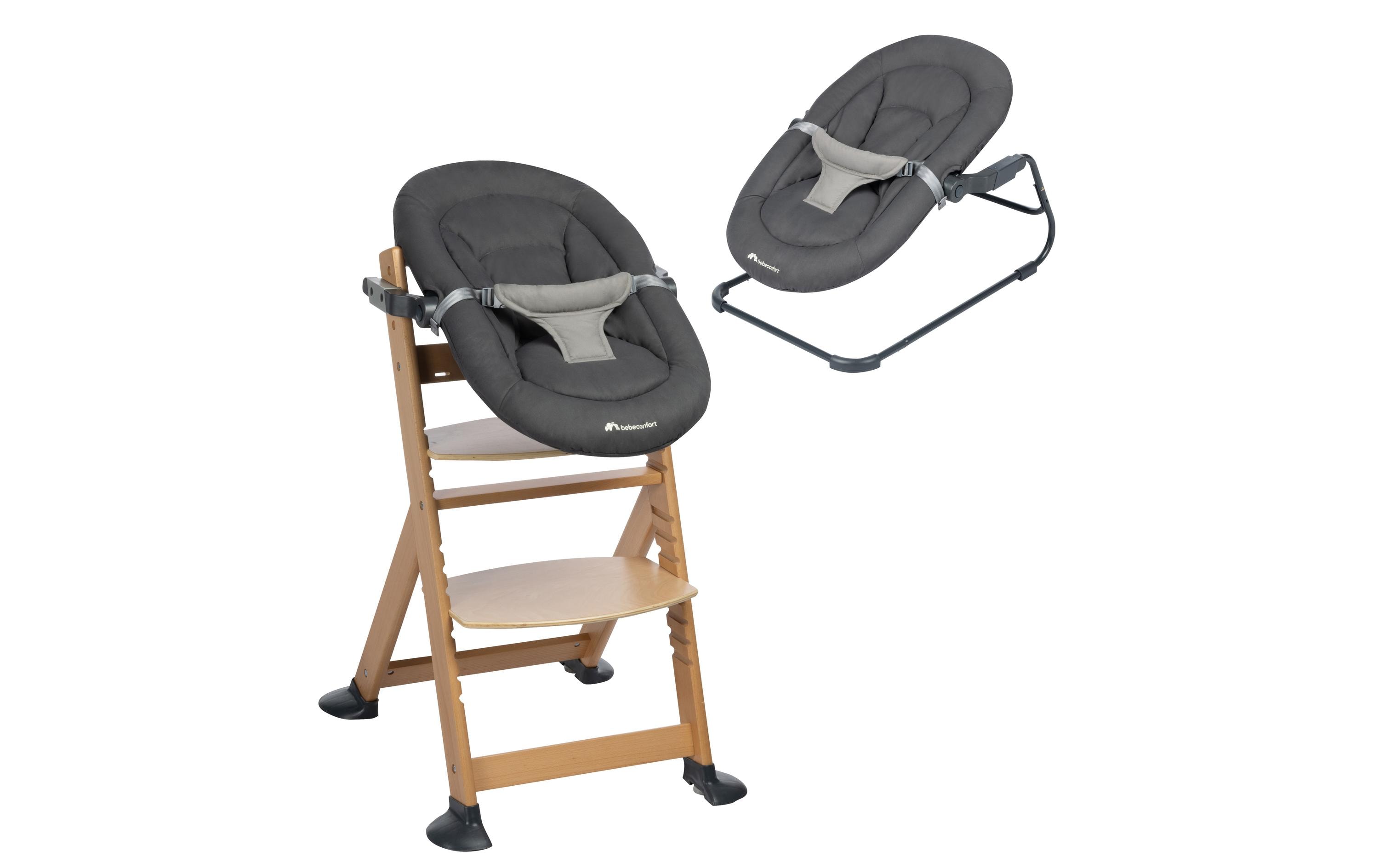Hochstuhlaufsatz Timba Baby Tinted Graphite2-in-1-Babywippe Timba Baby