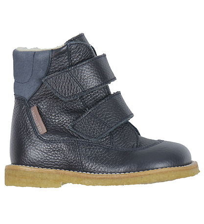 Angulus Winterstiefel - Tex - Navy/Blue Nebel Mit Futter/Klettba