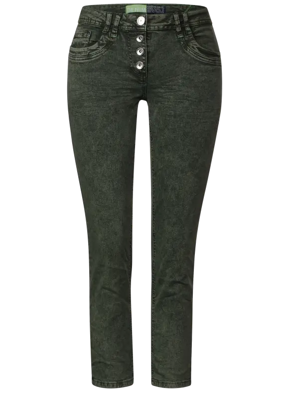 Casual Fit Color Hose - strong khaki