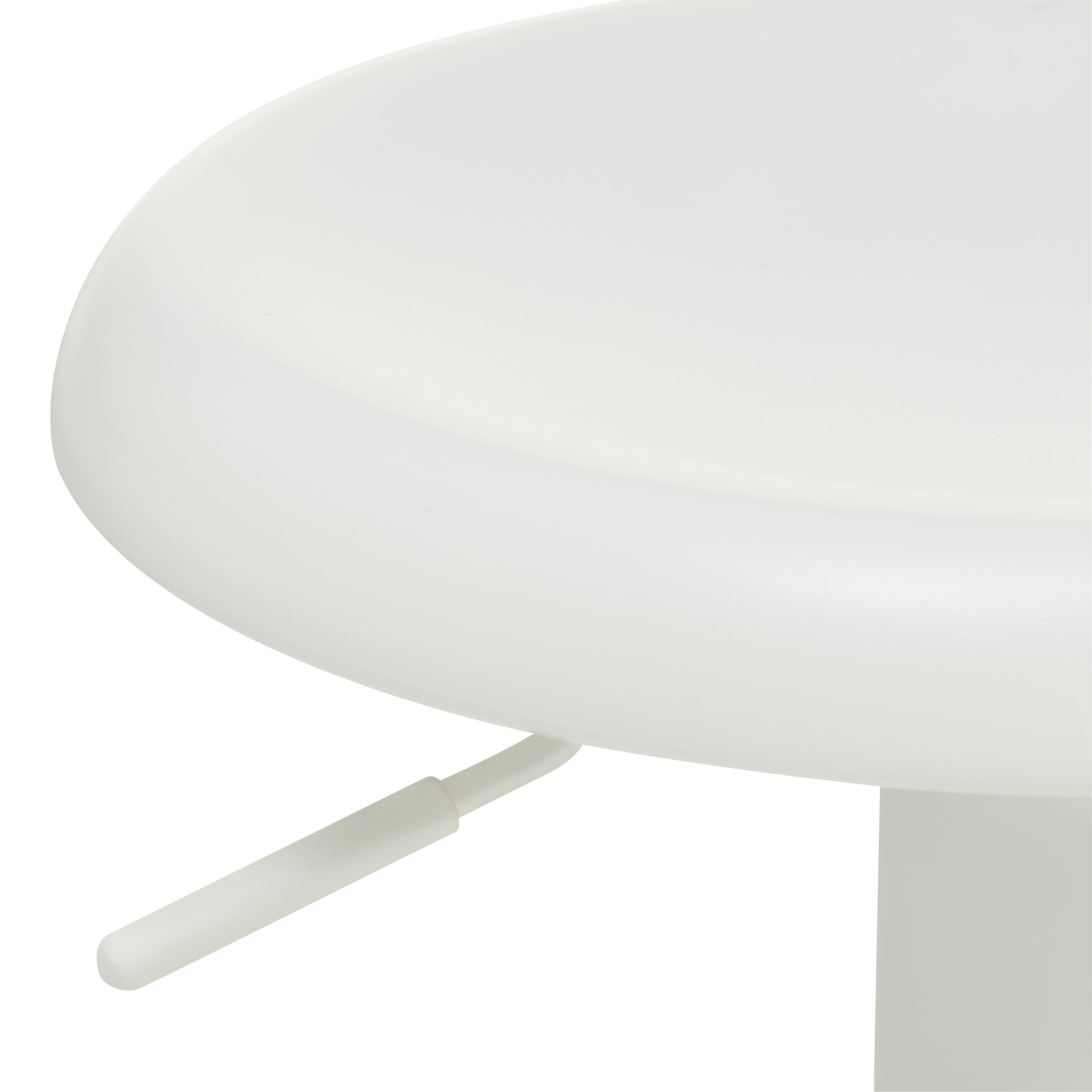 DONATO Barhocker - Weiss / B: 40.0 cm x T: 40.0 cm x H: 80.0 cm