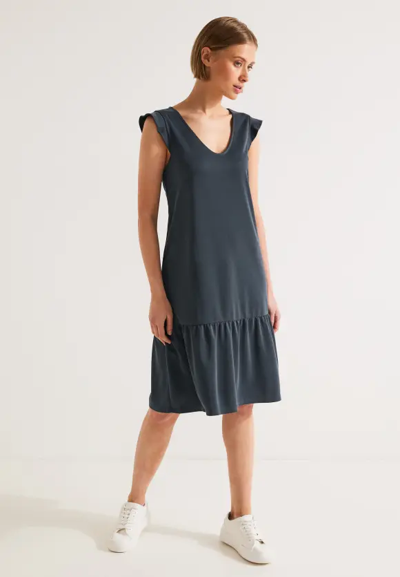Cupro Kleid - cool vintage green