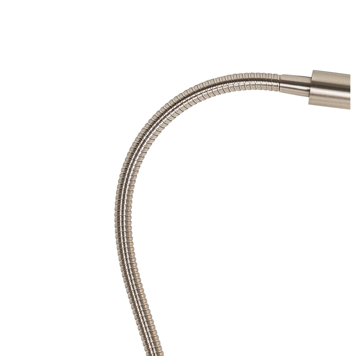 Klem bureaulamp staal incl. LED met touch dimmer - Lionard