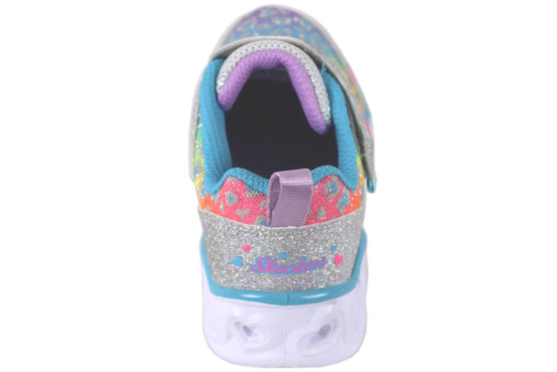 SKECHERS S LIGHTS HEART - LOVE MATCH MED LYS