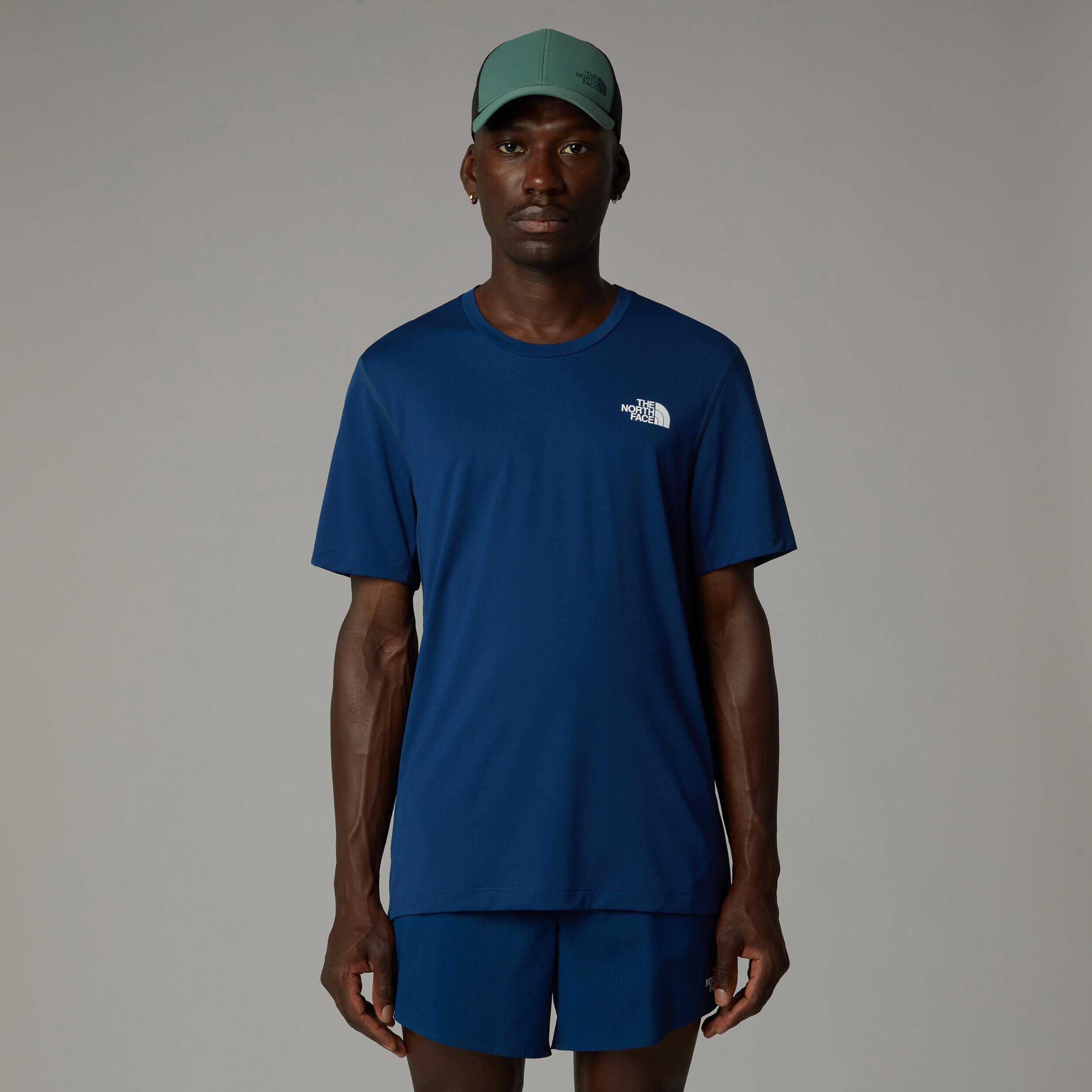 The North Face Lightbright Tee Maillot De Course Hommes - Bleu Foncé