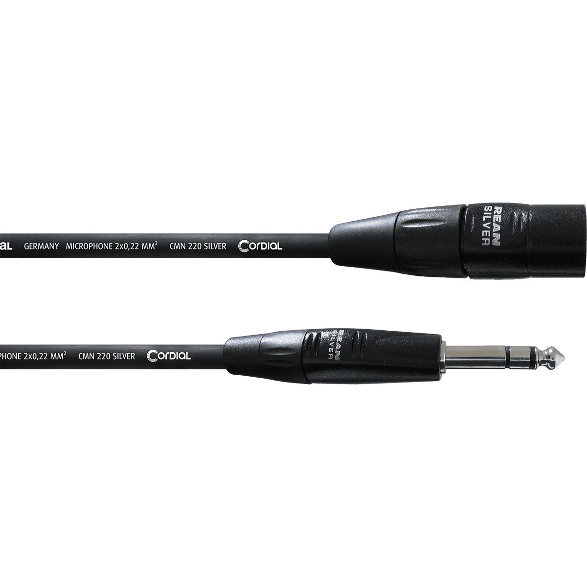Cordial CIM6MV Intro verloopkabel XLR male - 6.3mm TRS jack 6m