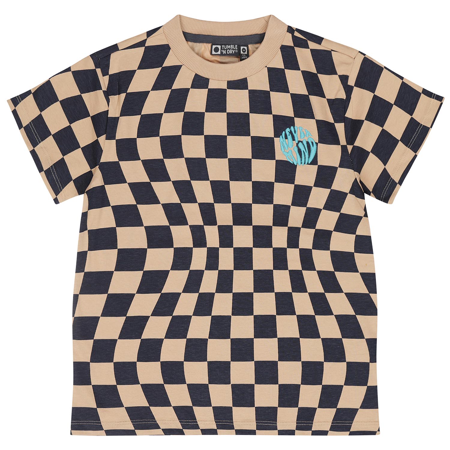 Tumble 'N Dry peuter T-shirt korte mouwen ruit multi