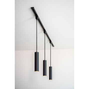 Lucide 1-fase hanglamp voor railsysteem Track Floris 50W zwart