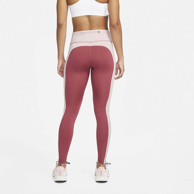 Nike Dri-FIT Fast løbetights Rød