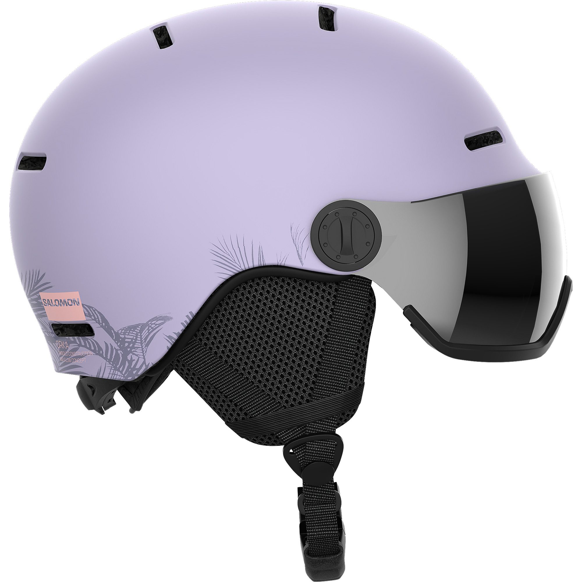 Salomon Orka Visierhelm Kinder evening haze