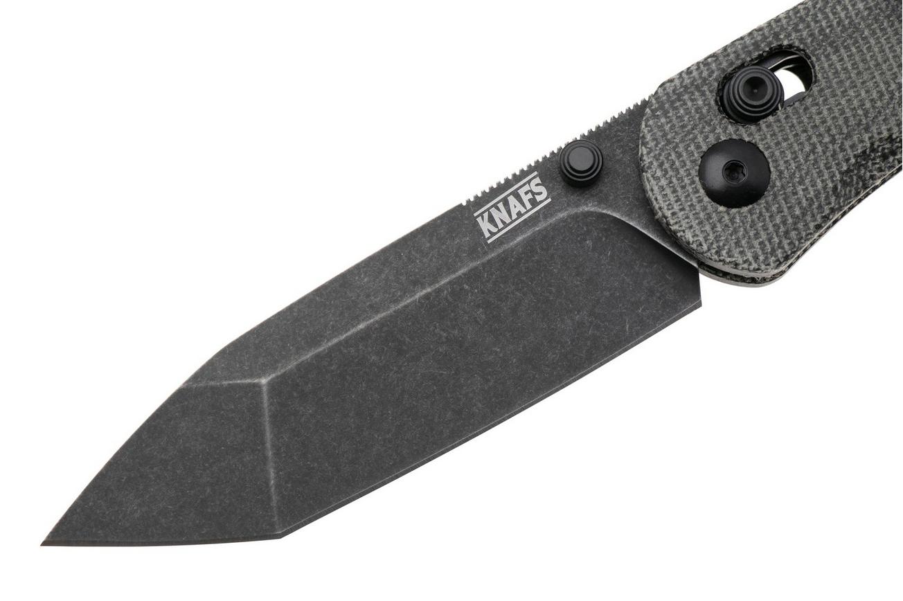 KNAFS Lander 2 KNAFS-00407 Tanto S35VN, Black Micarta, zakmes