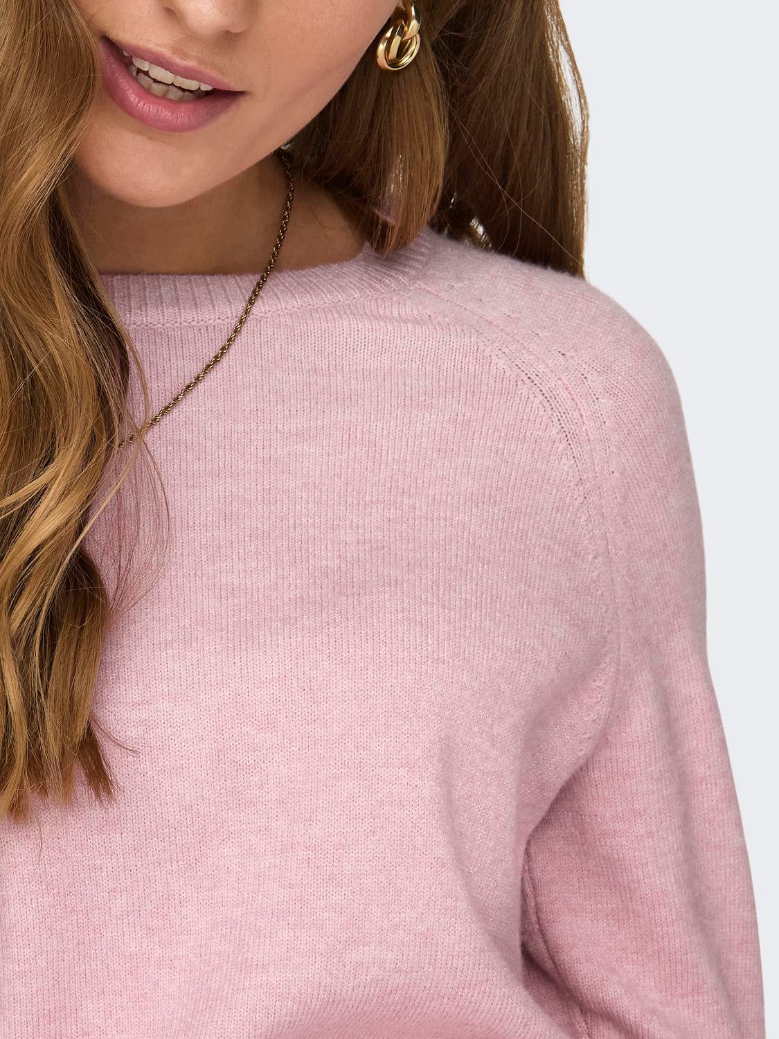 ONLLESLY Strickpullover Light Pink
