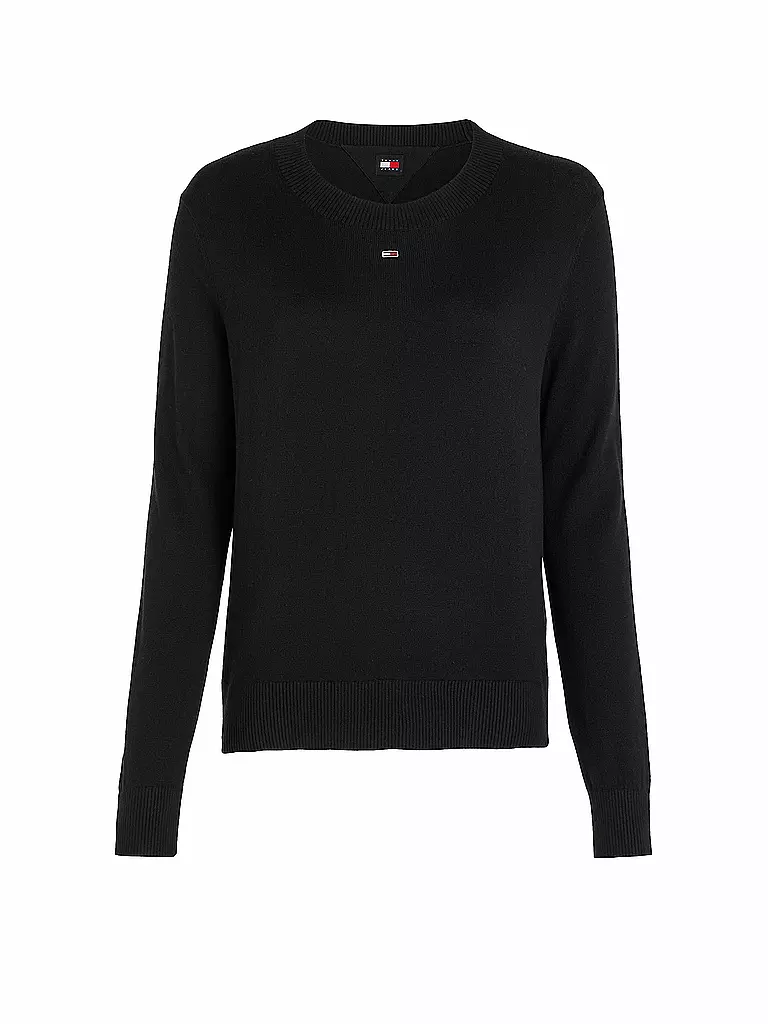 TOMMY JEANS Pullover schwarz