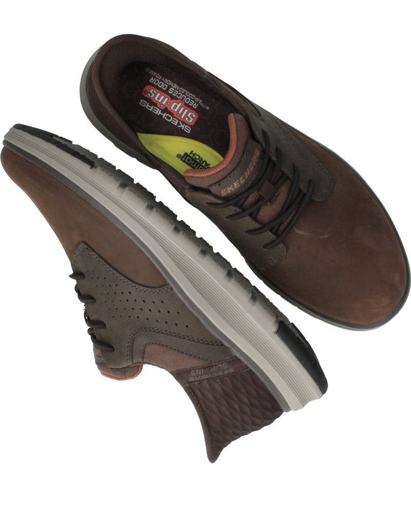 Skechers Slip-Ins Orell Yates Instappers Bruin Heren