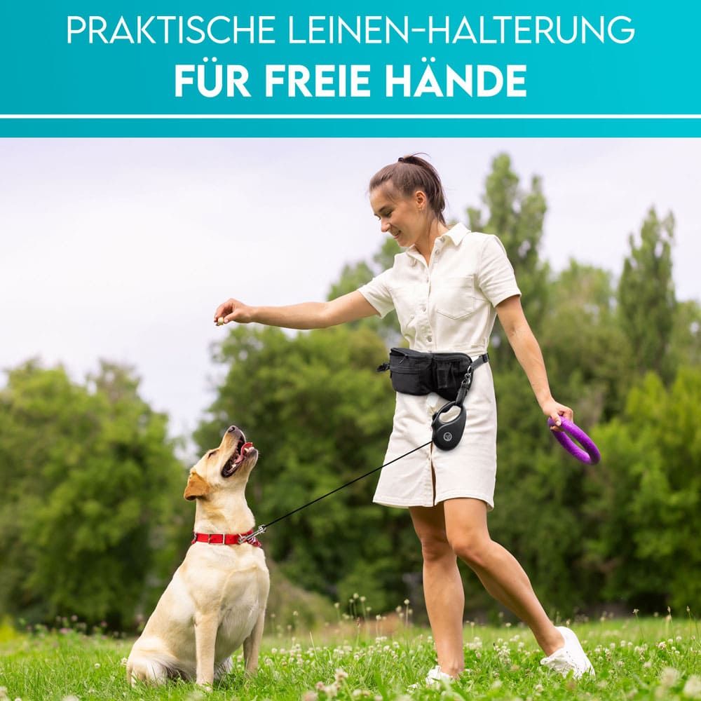 HUND IST KÖNIG® Bauchtasche für Leckerlis & Hundezubehör