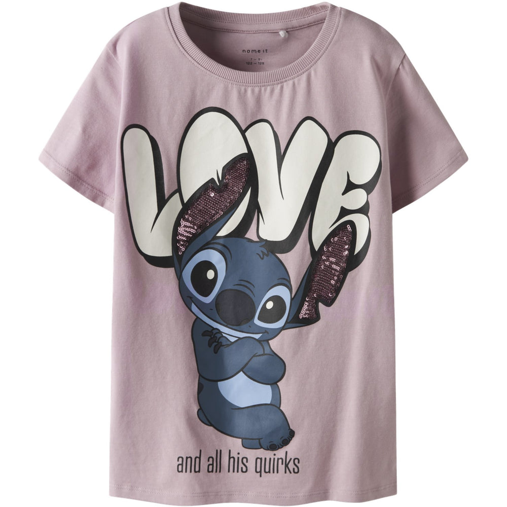 Køb Name It Keepsake Lilac Nkfodina Stitch Ss Nreg Top Box Wdi