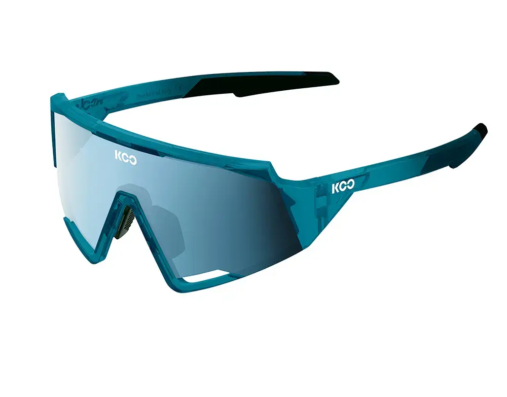 KOO Spectro Bora Sport Zonnebril Metallic Groen met Green Lens