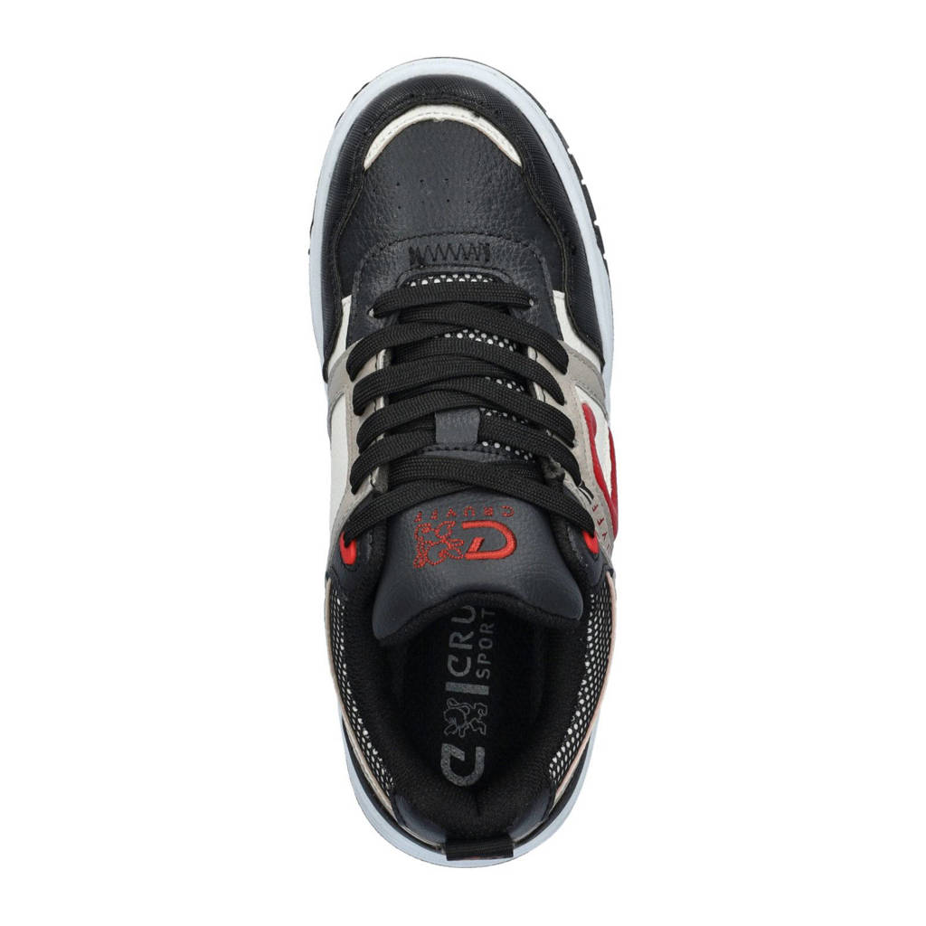 Cruyff Junior Ravalsneakers zwart/wit/rood