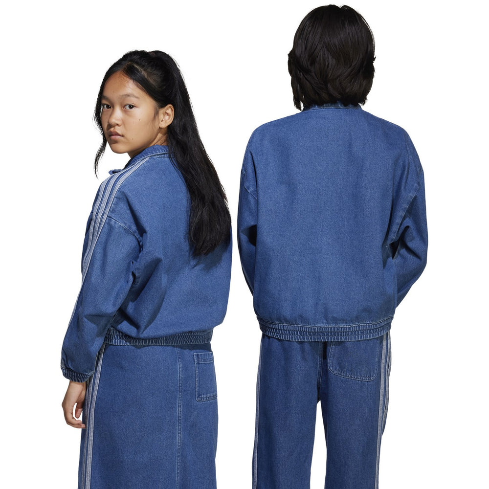 Køb adidas Originals Medium Blue Denim Jakke