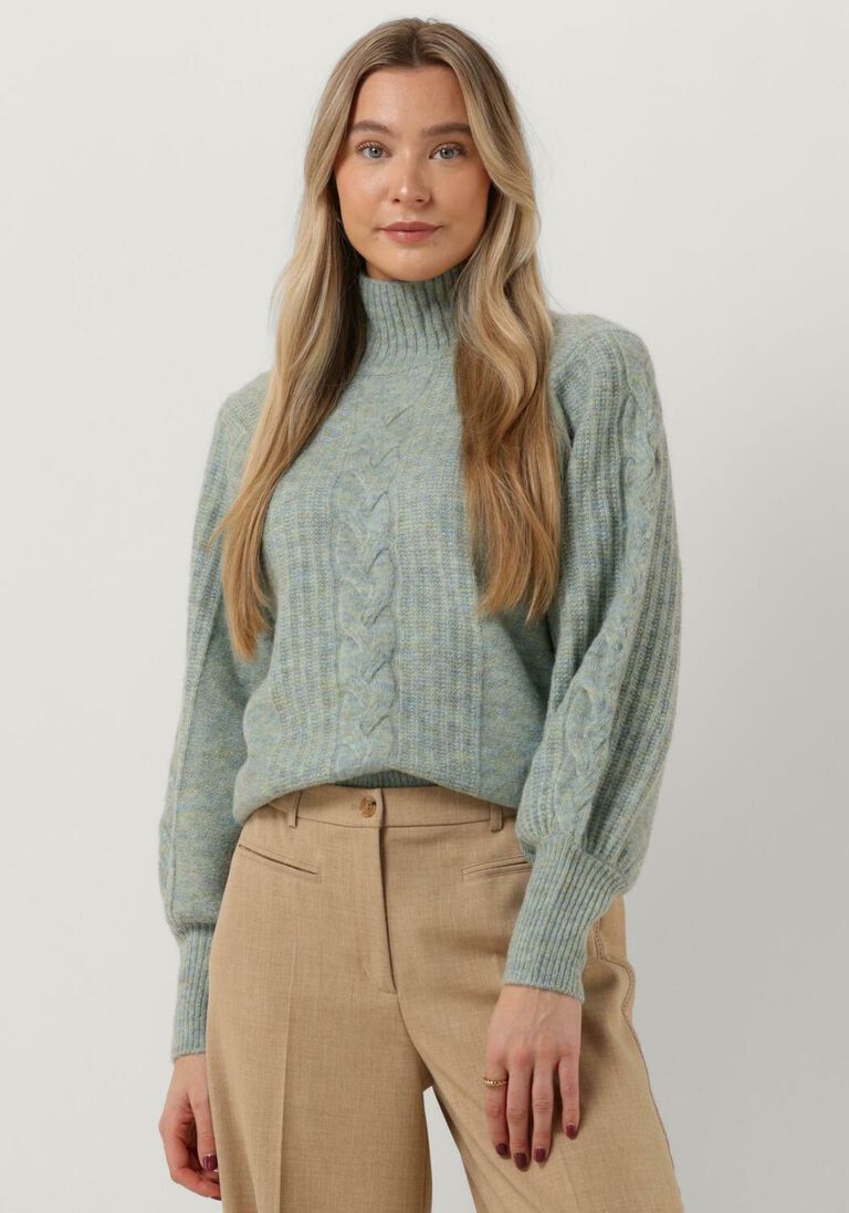 BRUUNS BAZAAR groene bruuns bazaar trui crisanta buggi knit