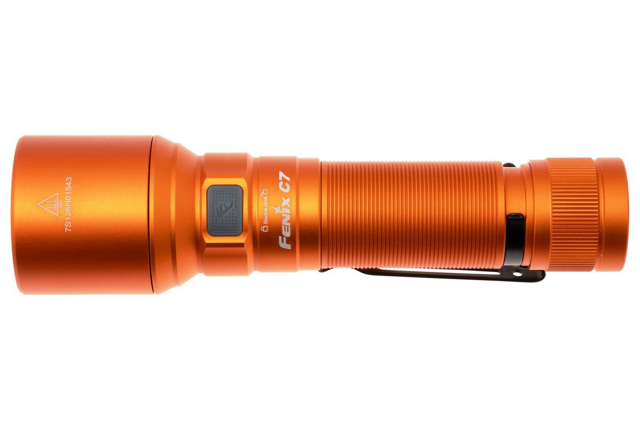 Fenix C7 oplaadbare zaklamp, 3000 lumen, oranje