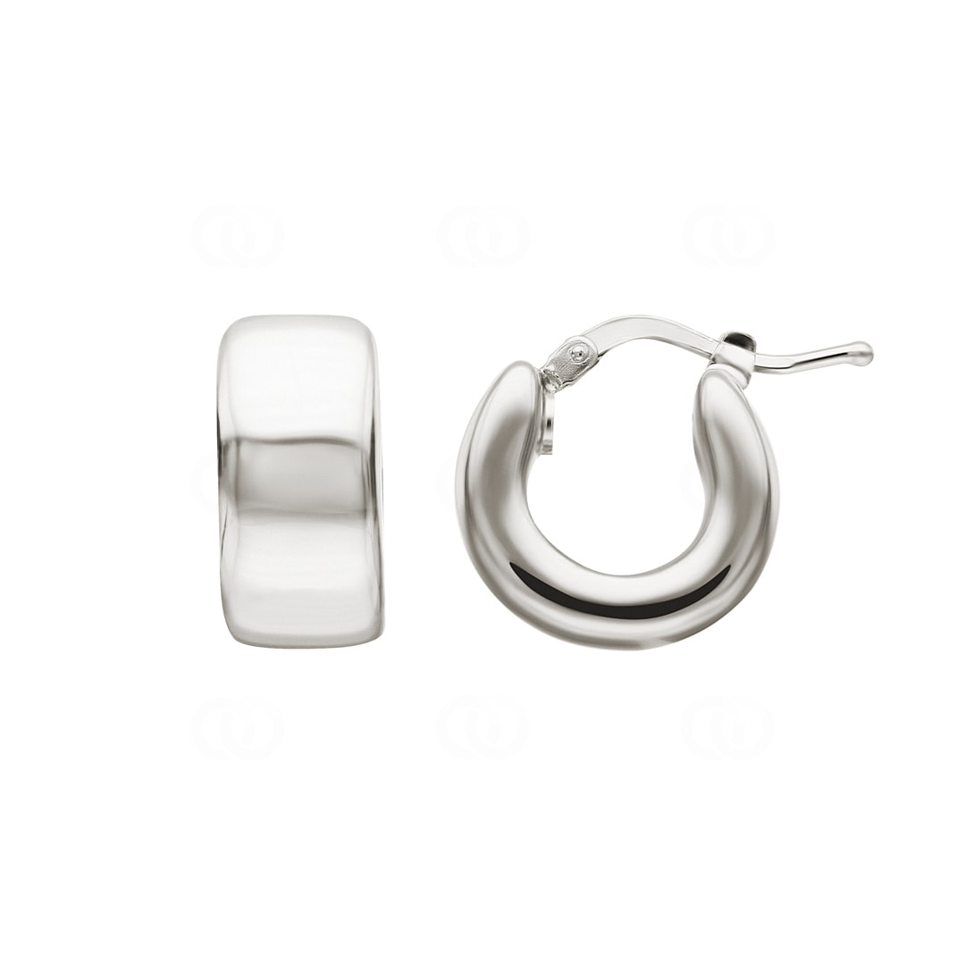 Kreolen 925 Silber galvanisiert